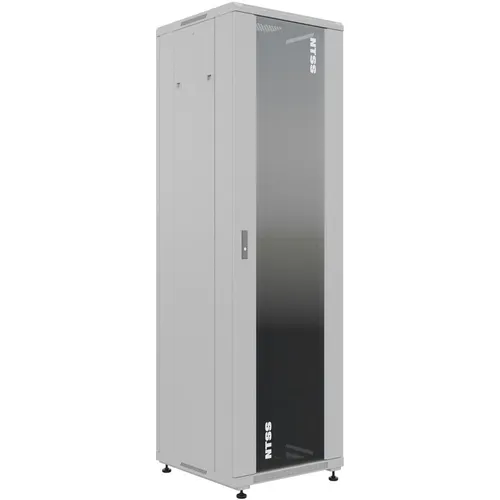 Шкаф серверный NTSS Премиум NTSS-R42U6060GS напольный, стеклянная передняя дверь, 42U, 600x1987x600 мм