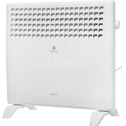 Конвектор Royal Clima Atri Econo REC-AE1000M, 1000Вт, с терморегулятором, белый