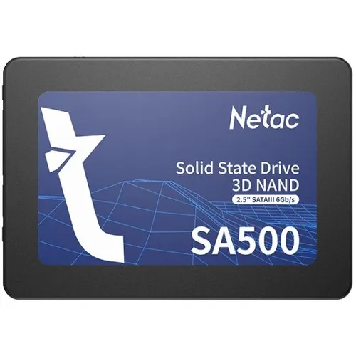 SSD накопитель NETAC SA500 NT01SA500-120-S3X 120ГБ, 2.5", SATA III, SATA