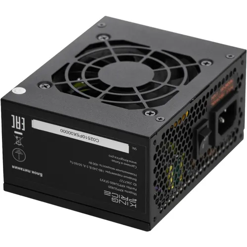 Блок питания KINGPRICE KPPSU400, 400Вт, 80мм, серый [kppsu400-sfxv3]