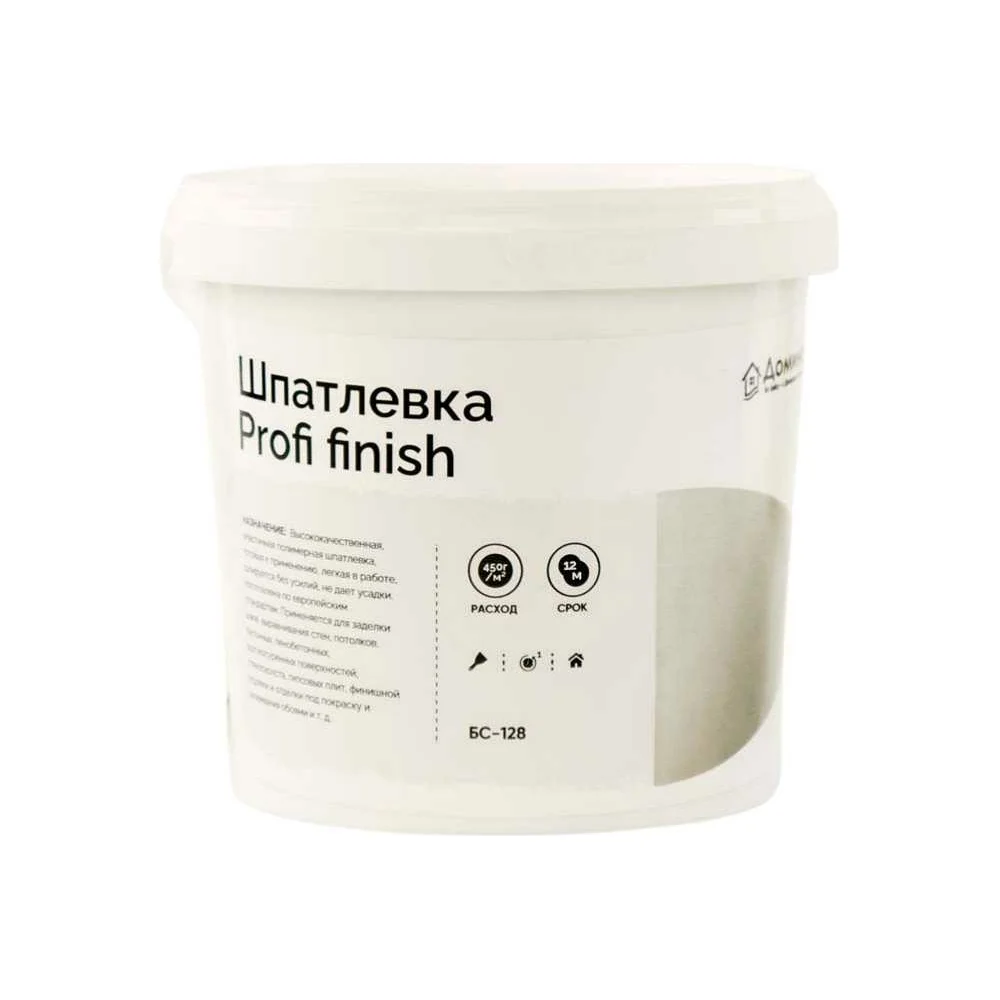 Финишная полимерная шпатлевка Доминар БС 128 Q34804