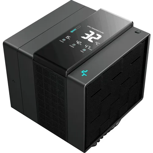 Устройство охлаждения (кулер) DeepCool Assassin IV VC Vision, LCD, 4-pin, 120мм, черный, retail [r-asn4-bknvmd-g]