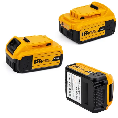 Батарея аккумуляторная для DeWalt TopON TOP-PTGD-DEW-18.2.0, 18В, 2Ач, Li-Ion [103745]