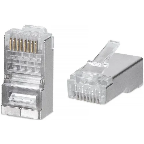 Коннектор CABEUS 8P8C-SH-C6 UTP кат.6 RJ45 серебристый 100 шт./кор.