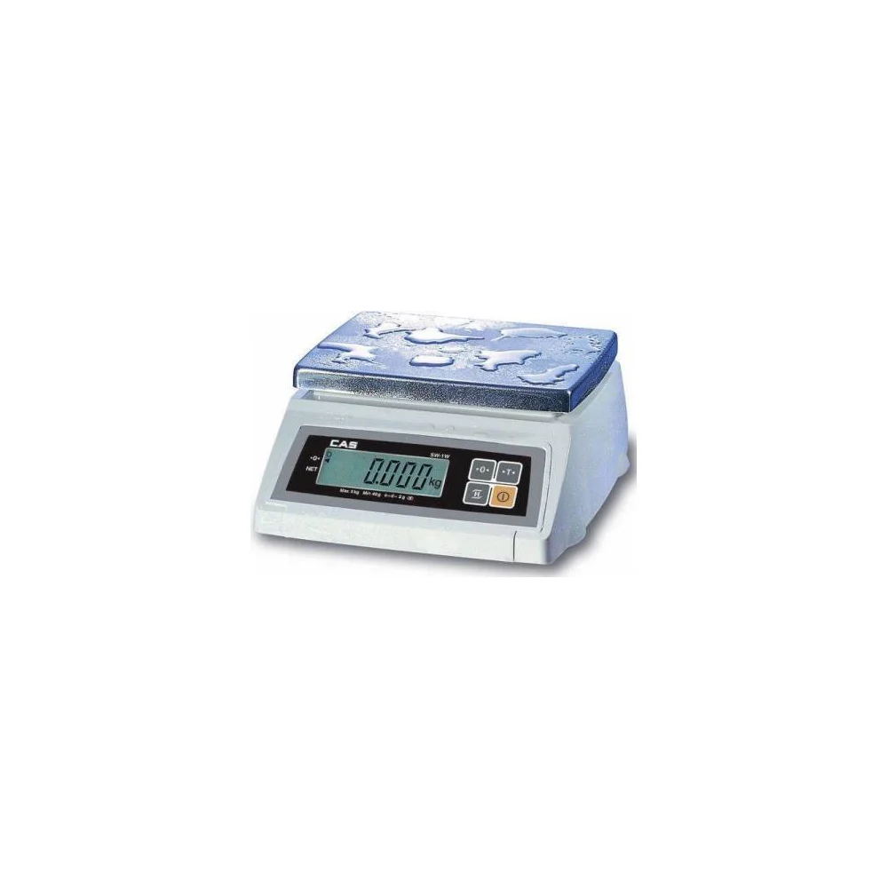Настольные пылевлагозащищенные весы CAS SW-10W 77-00032232