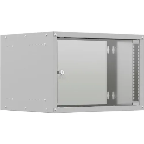 Шкаф коммутационный NTSS Lime NTSS-WL6U5545GS настенный, стеклянная передняя дверь, 6U, 550x370x450 мм