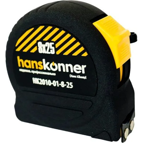 Рулетка HANSKONNER HK2010-01-8-25, 8м