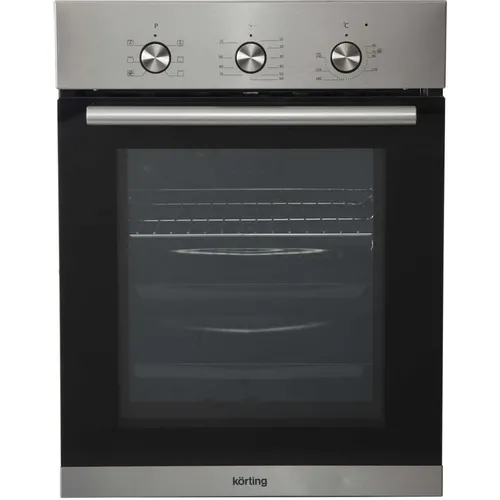 Духовой шкаф электрический Korting OKB4630CMX, 45л, дверца с 2 стеклами, нержавеющая сталь