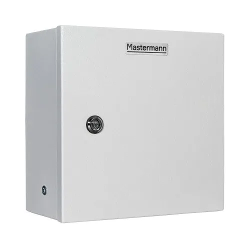 Шкаф Mastermann 11У+ для уст.мод.устр. навесной 300мм 220мм 300мм 2шт металл IP66 серый антивандальн