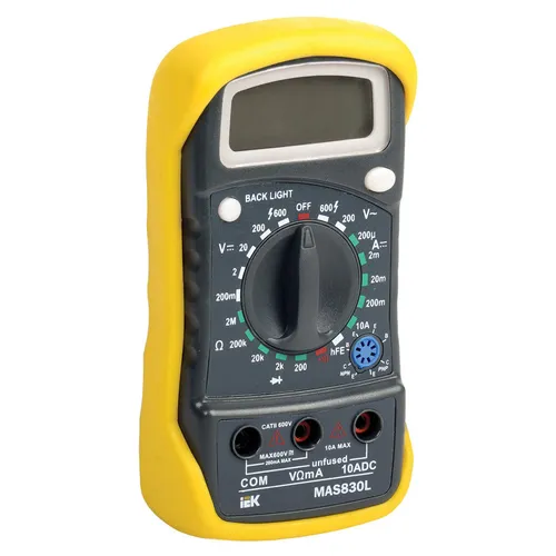 Мультиметр цифровой IEK Master MAS830L, ручной [tmd-3l-830]