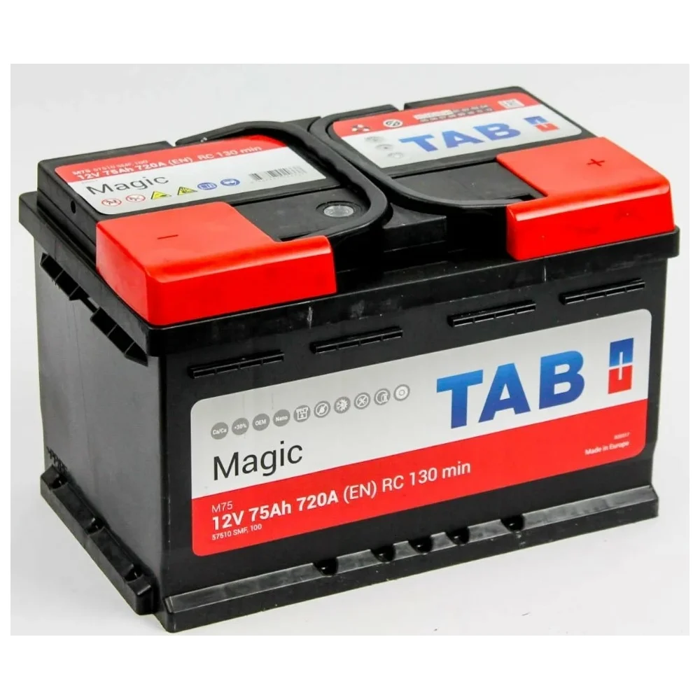 Аккумуляторная батарея TAB Magic 6СТ-75.0 189072