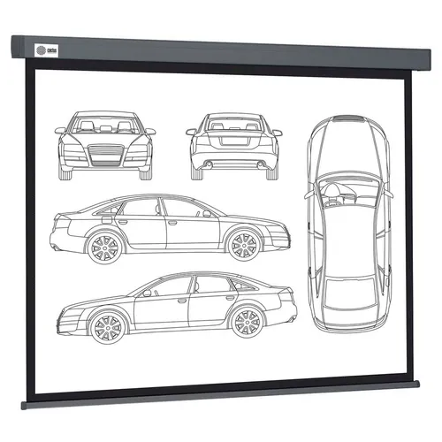 Экран Cactus Wallscreen CS-PSW-168X299-SG, 299х168 см, 16:9, настенно-потолочный серый