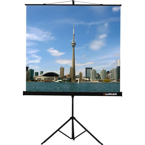 Экран Lumien Eco View LEV-100108, 203х203 см, 1:1, напольный