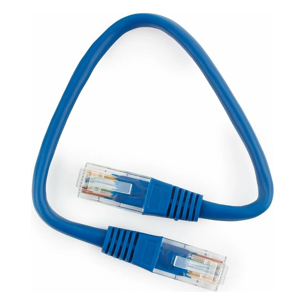 Литой многожильный патч-корд Cablexpert PP12-0.25M/B