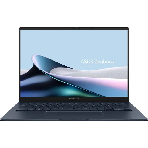 Ноутбук ASUS Zenbook 14 UX3405CA-PP1158, 14", OLED, Intel Core Ultra 7 255H 2ГГц, 16-ядерный, 16ГБ LPDDR5x, 1ТБ SSD, Intel Arc 140T, без операционной системы, синий [90nb14w1-m01pp0]