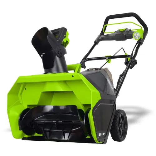 Снегоуборщик GREENWORKS GD40SB, аккумуляторный, 4Ач [2600607]
