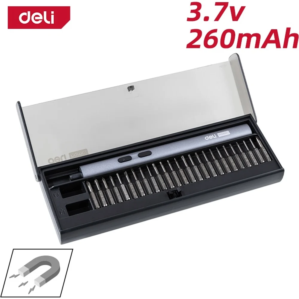 Аккумуляторная прецизионная отвертка DELI Home series Black DY-DP04-1B1 172408