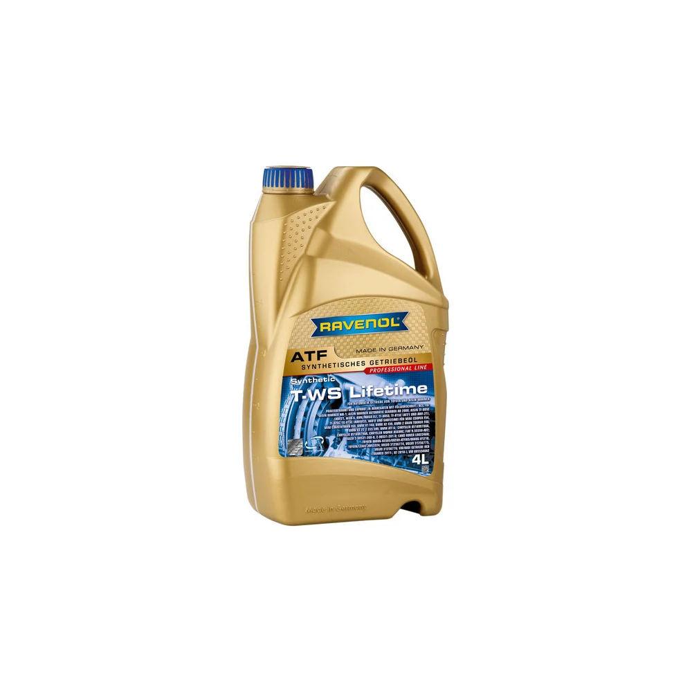 Трансмиссионное масло RAVENOL ATF T-WS Lifetime, 4л new 1211106-004-01-999