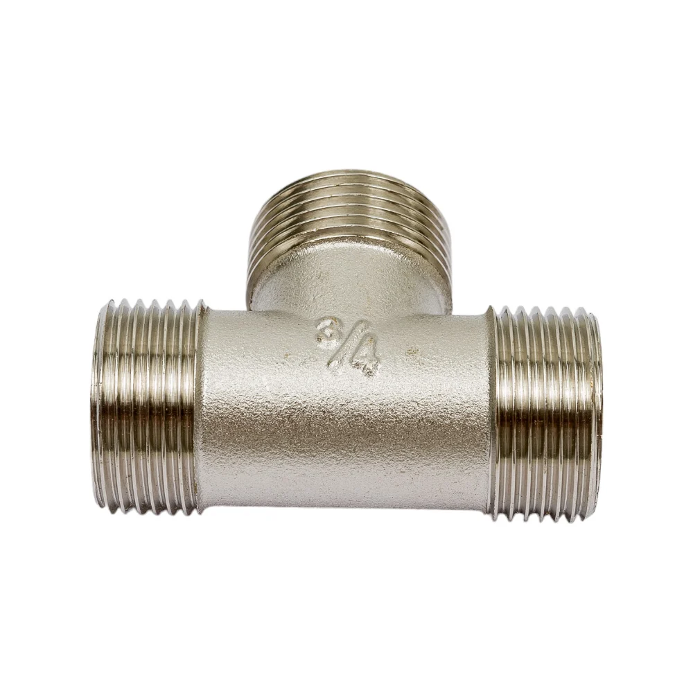 Резьбовой латунный тройник DOUBLE-LIN LL6135B (3/4")
