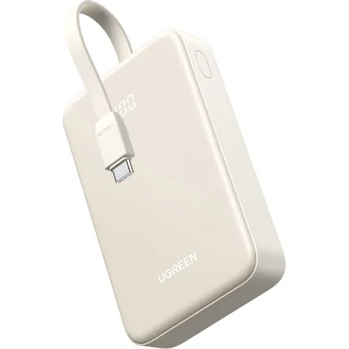 Внешний аккумулятор (Power Bank) UGREEN PB521, 20000мAч, бежевый [45207]