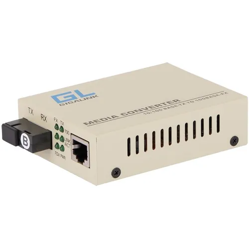 Медиаконвертер GIGALINK GL-MC-UTPF-SC1F-18SM-1550-N