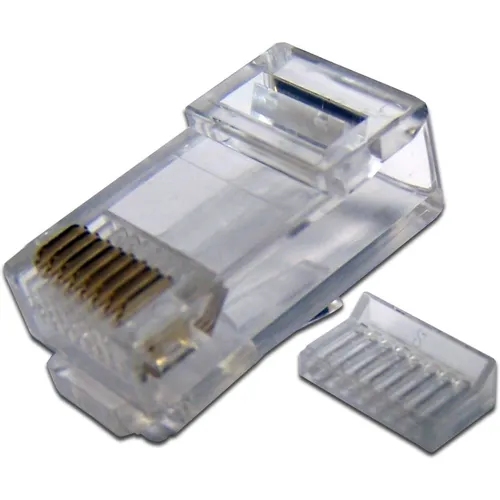 Коннектор LanMaster TWT-PL45-8P8C-6V UTP кат.6 RJ45 прозрачный (упак.: 100шт)