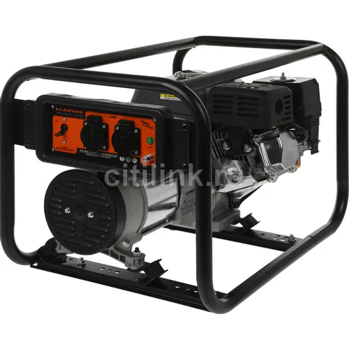 Бензиновый генератор CARVER PPG- 3900A Builder, 220 В, 3кВт [01.020.00017]