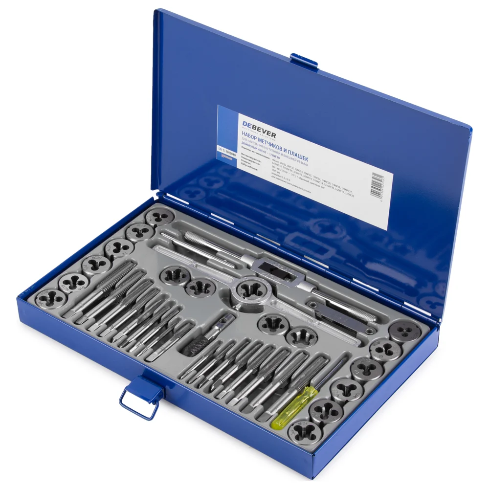 Набор метчиков и плашек Debever Machining Solutions DB-S-TD5060
