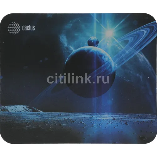 Коврик для мыши Cactus Saturn рисунок, ткань, 300х250х2мм [cs-mp-p03m]