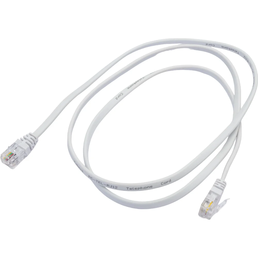 Телефонный патч-корд Cabeus PC-TEL-RJ12-1m