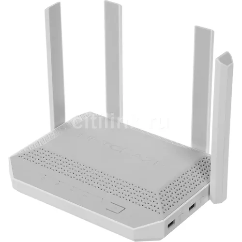Wi-Fi роутер KEENETIC Netcraze Giga, Wi-Fi 6, AX3000, 2.4/5ГГц, 4 LAN, 1 WAN/LAN, 1xUSB, 1xSFP, белый [nc-1012]