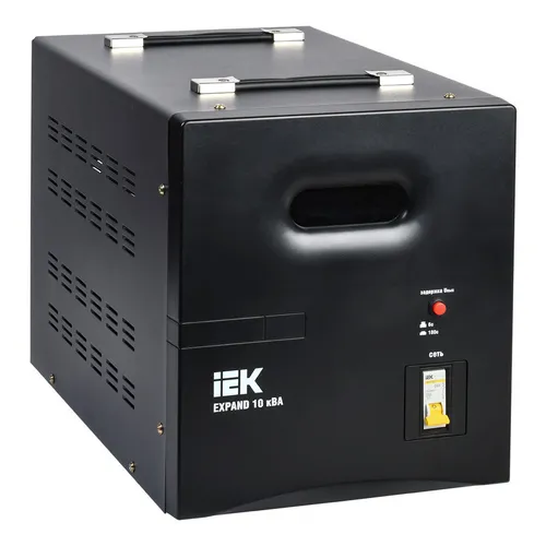 Стабилизатор напряжения IEK Expand, 8кВт черный [ivs21-1-010-11]