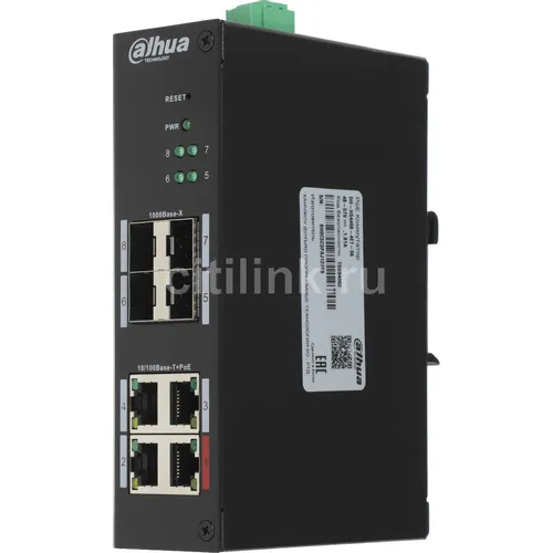 Коммутатор Dahua DH-HS4408-4ET-96, управляемый