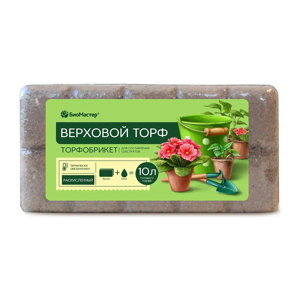 Раскисленный верховой торф БиоМастер УП000010027