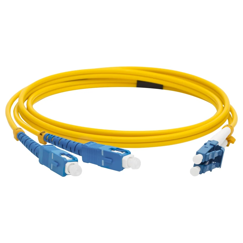 Оптический дуплексный патч-корд LANMASTER LAN-2LC-2SC/SU-1.0