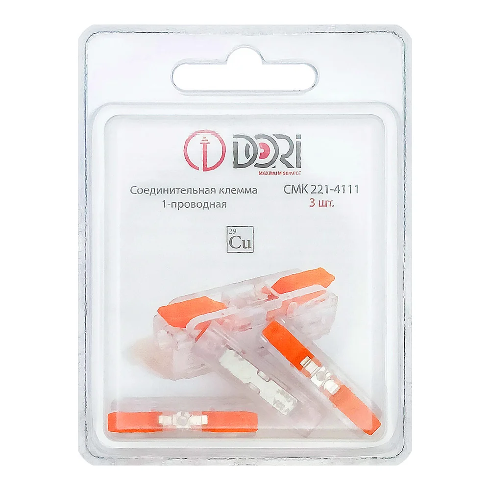 1-проводная соединительная клемма DORI смк 221-4111 42730