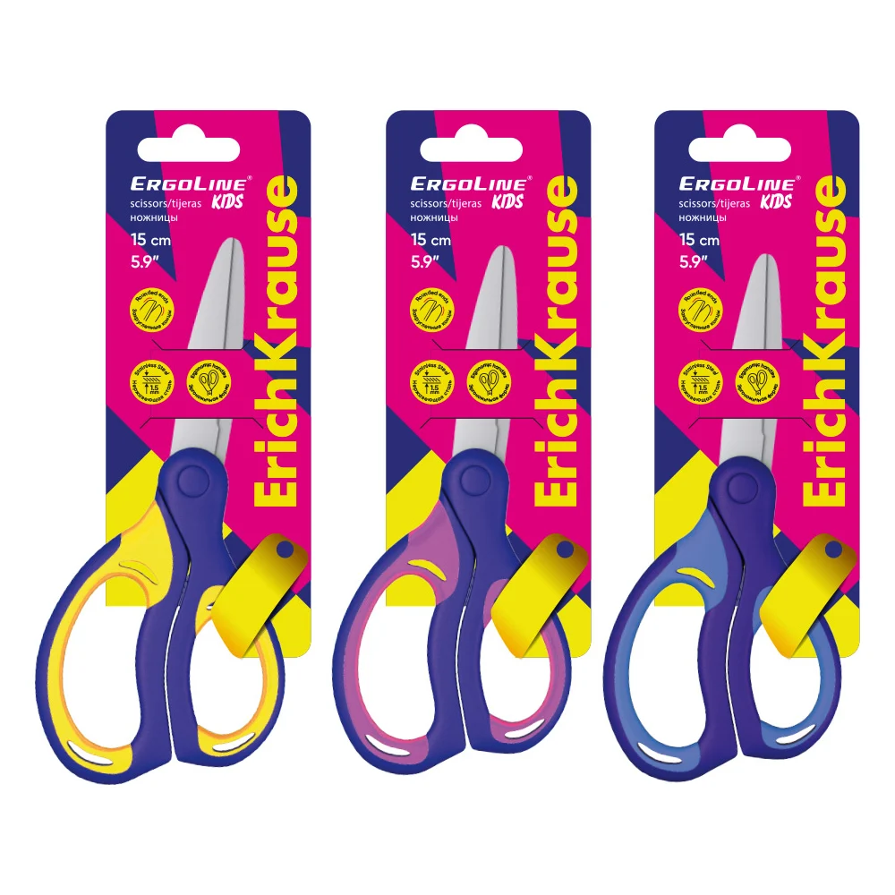 Ножницы ErichKrause ErgoLine Kids 37435
