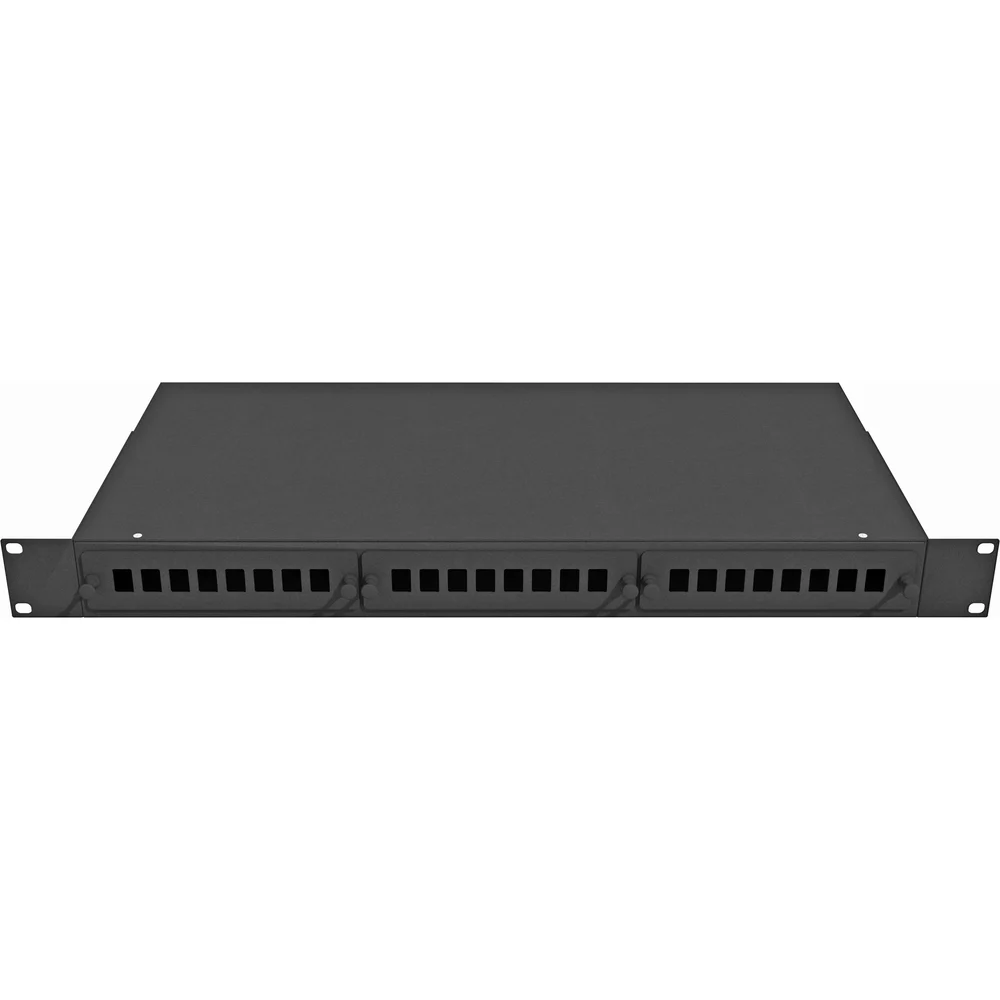 Стоечный оптический кросс TopLan КРС-Top-1U-24SC/DLC-BK