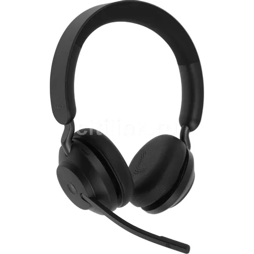 Гарнитура Jabra Evolve2 65 Link380a MS, для компьютера, накладные, Bluetooth, черный [26599-999-999]