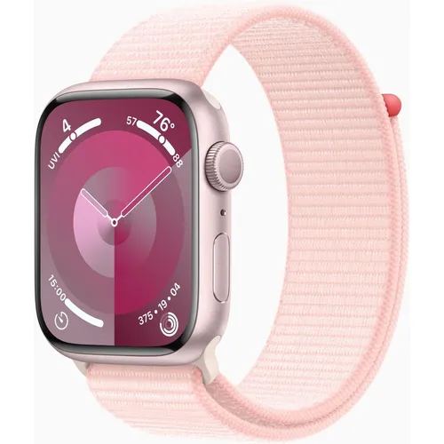 Смарт-часы Apple Watch Series 9 A2980, 45мм, светло-розовый/розовый