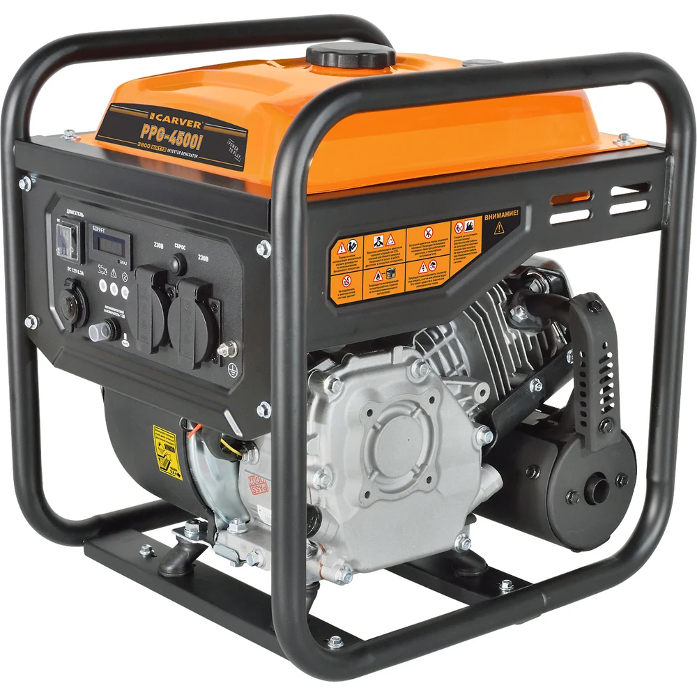 Инверторный генератор CARVER ppg -4500i 3 01.020.00036