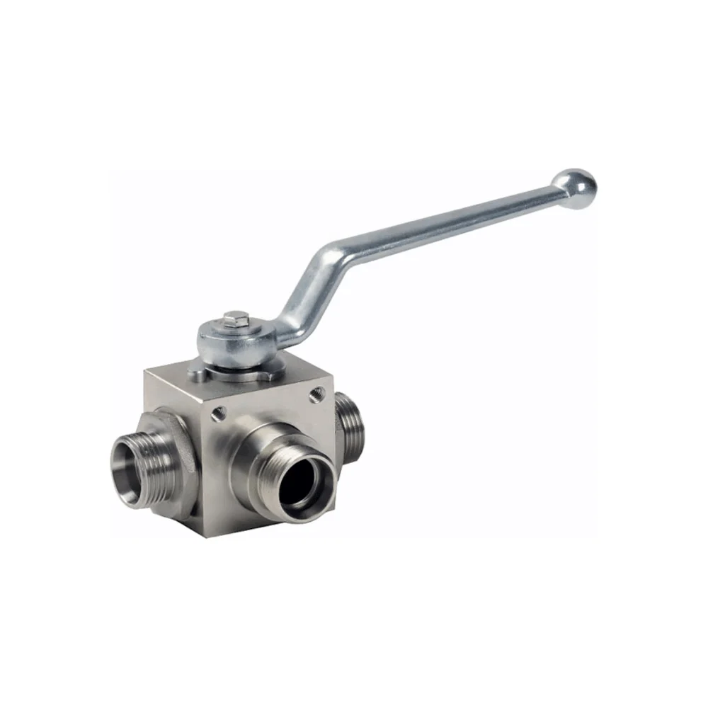Гидравлический шаровый трехходовой кран TITAN LOCK TLHYD3V1M