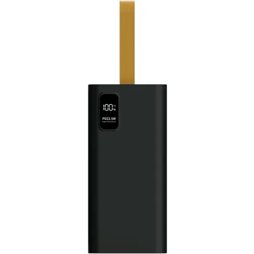 Внешний аккумулятор (Power Bank) PERO PB08, 40000мAч, черный [pb08bl]