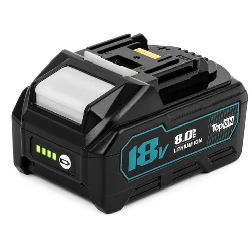 Батарея аккумуляторная для Makita TopON TOP-PTGD-MAK-18-8.0, 18В, 8Ач, Li-Ion [103752]