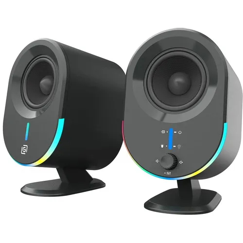 Колонки Bluetooth Oklick OK-303A, 2.0, черный