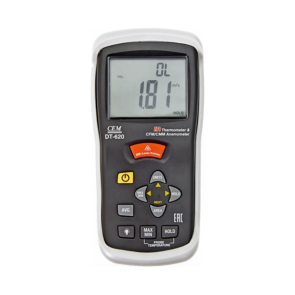 Измеритель скорости воздуха и температуры СЕМ DT-620 480526