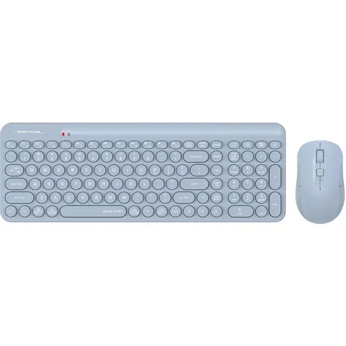 Комплект (клавиатура+мышь) A4TECH Fstyler FG3300 Air2, USB, беспроводной, синий