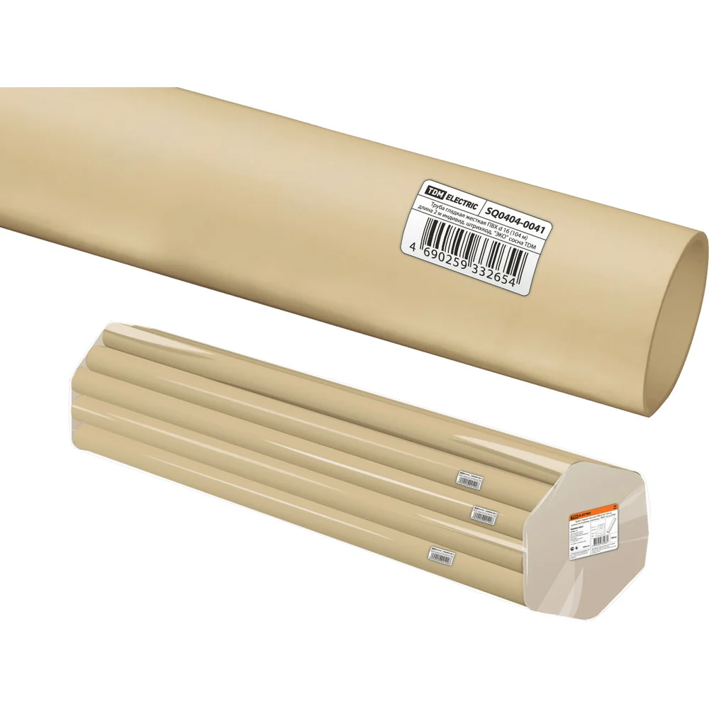 Гладкая жесткая труба TDM ELECTRIC ЭКО SQ0404-0041