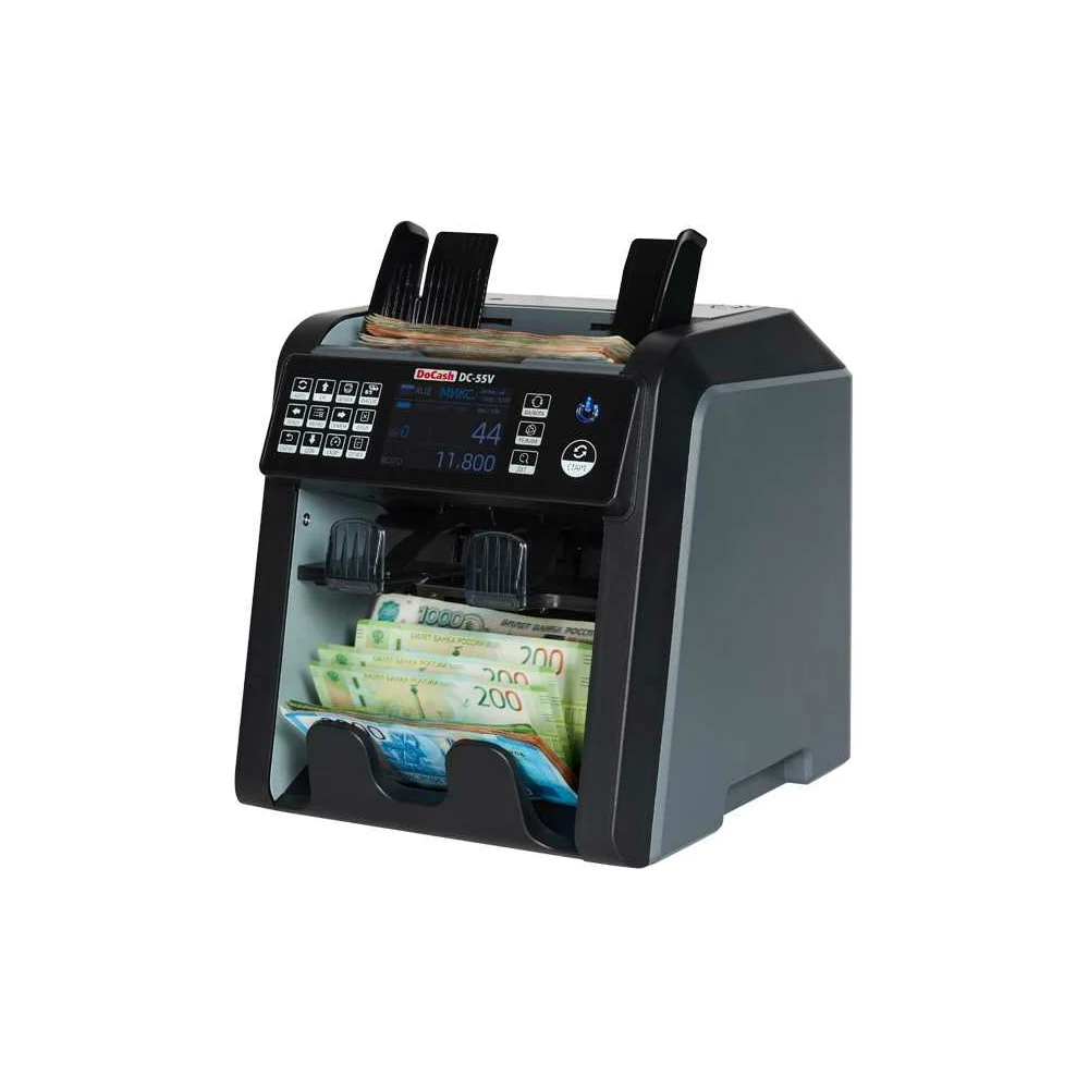 Двухкарманный счетчик-сортировщик банкнот DoCash DC-55V 14391