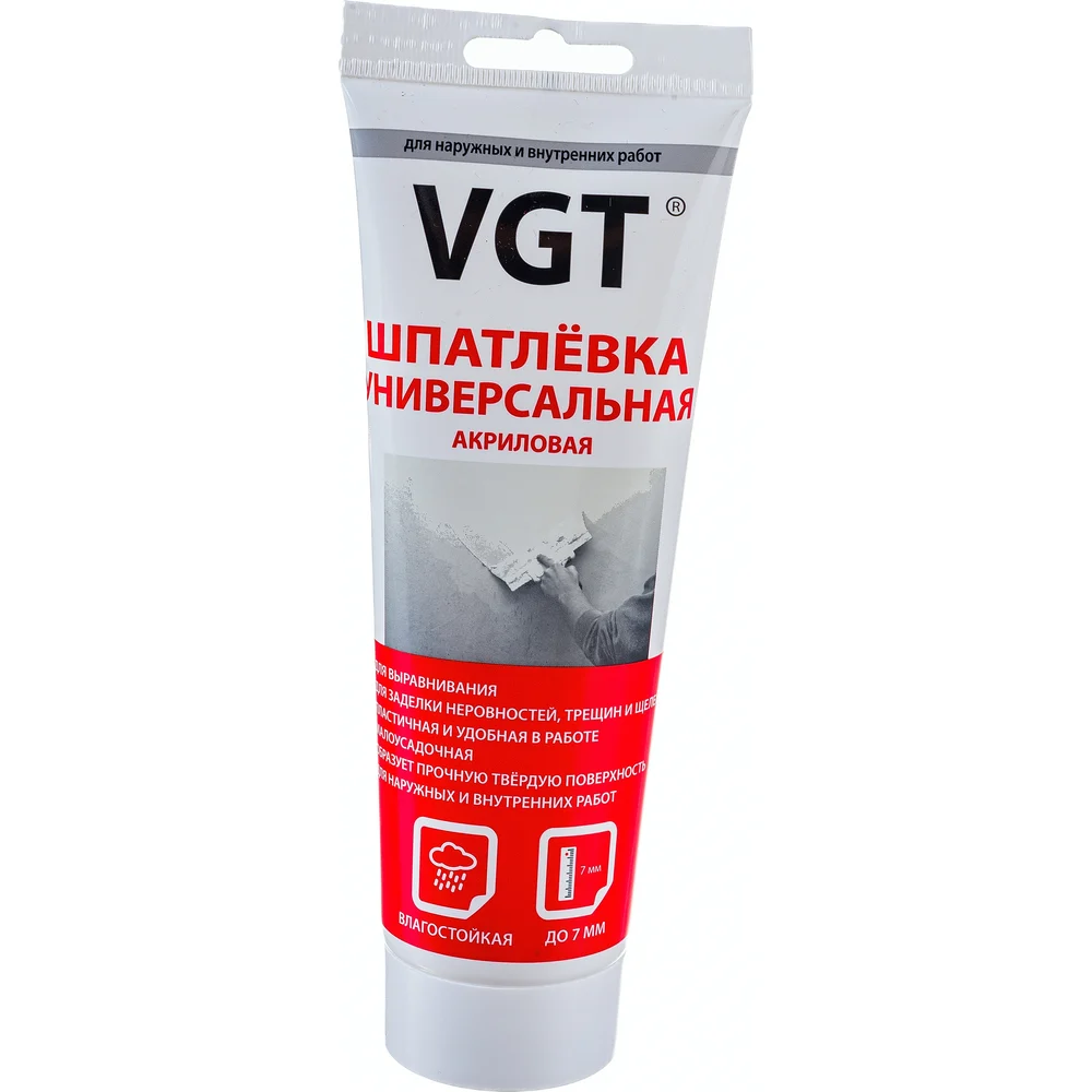 Универсальная акриловая шпаклевка для наружных и внутренних работ VGT 11606601